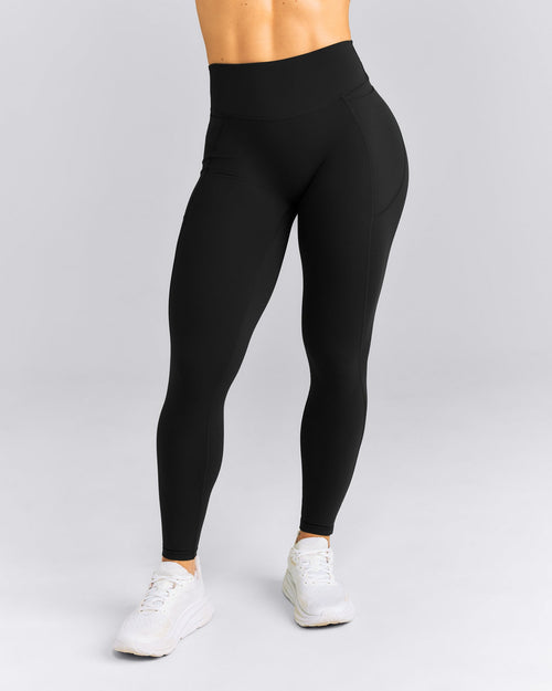 UnifiedMove™ High Waisted Pocket Leggings with Bonding | Black