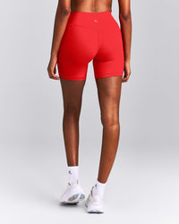 UnifiedMove™ High Waisted Pocket Shorts with Bonding New Branding | Muscle Mommy Red