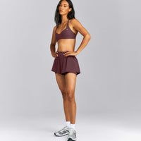 UnifiedMove™ T Back Minimal Bralette | Velvet Mocha