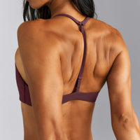 UnifiedMove™ T Back Minimal Bralette | Velvet Mocha