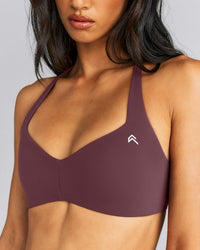 UnifiedMove™ T Back Minimal Bralette | Velvet Mocha