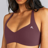 UnifiedMove™ T Back Minimal Bralette | Velvet Mocha