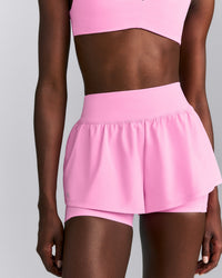 UnifiedMove™ Two In One Pocket Shorts | Power Pink