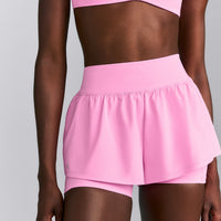 UnifiedMove™ Two In One Pocket Shorts | Power Pink