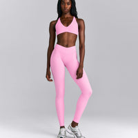 UnifiedMove™ V Front Mid Rise Leggings | Power Pink