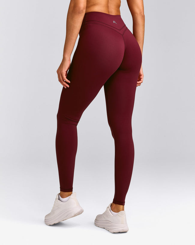 UnifiedMove™ Wrap Leggings with Reflective Logo | Rosewood