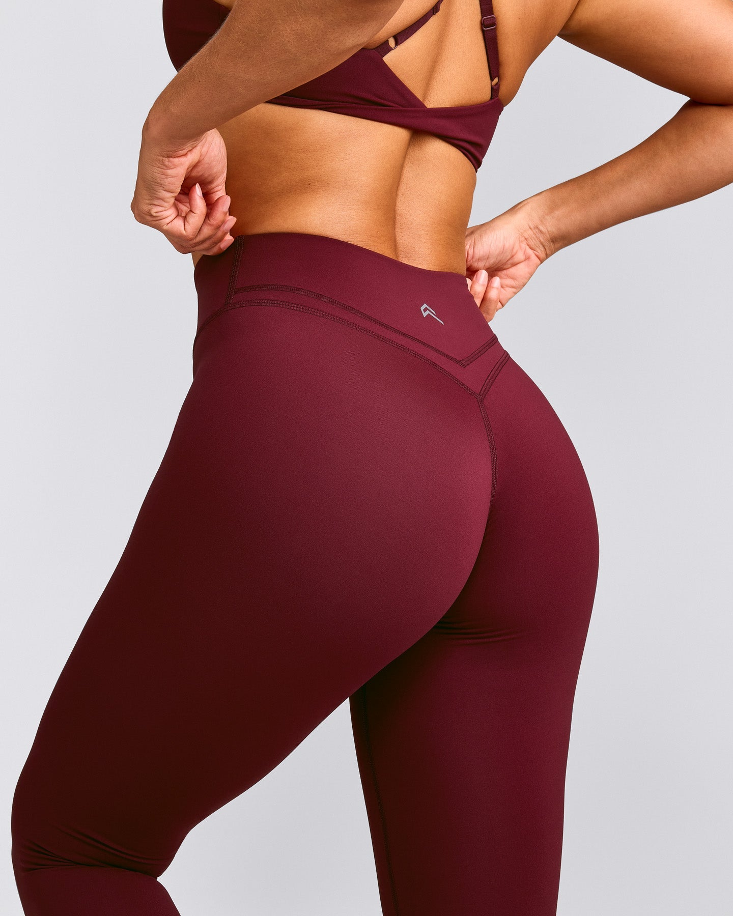 UnifiedMove™ Wrap Leggings with Reflective Logo | Rosewood