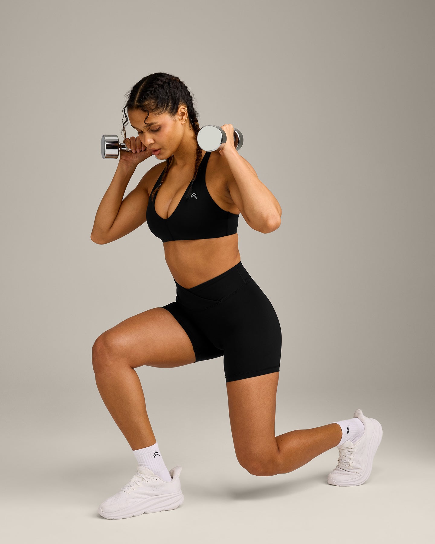 UnifiedMove Wrap Shorts 6" with Reflective Logo | Black