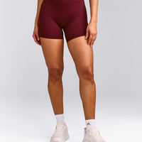 UnifiedMove™ Wrap Shorts 6" with Reflective Logo | Rosewood