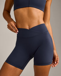 UnifiedMove Wrap Shorts 6" with Reflective Logo | True Blue