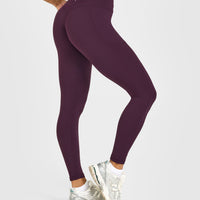 UnifiedMove High Waisted Pocket Leggings | Blackberry Purple