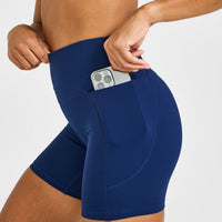 UnifiedMove™ High Waisted Pocket Shorts 6" | Midnight