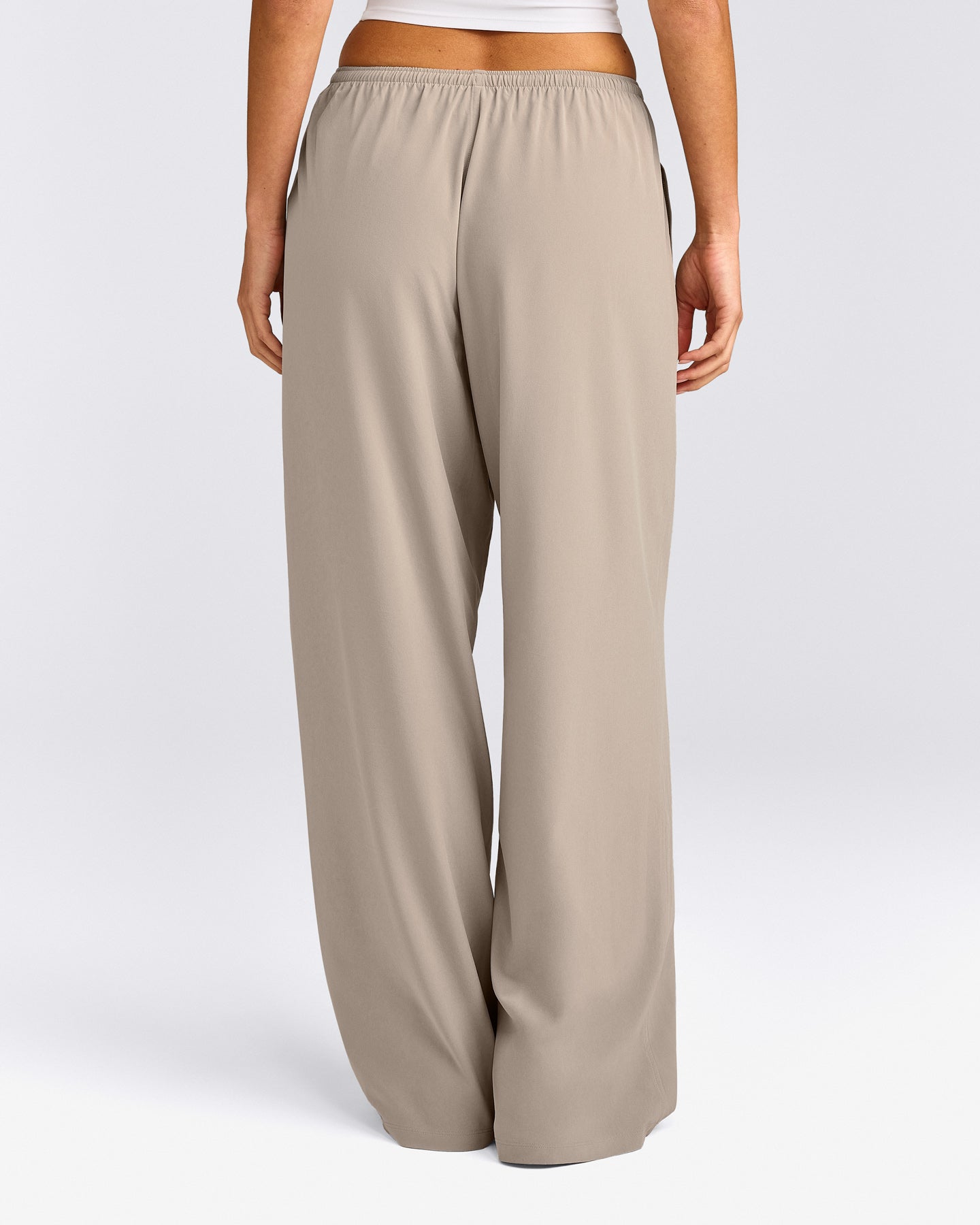 AirMove™ Wide Leg Trousers | Warm Sand