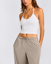 AirMove™ Wide Leg Trousers | Warm Sand
