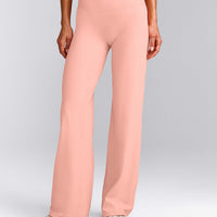 SoftMotion™ Straight Leg Bottoms with Grey Logo | Peach Orange