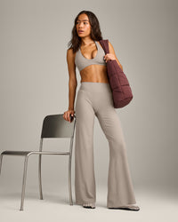 SoftMotion™ Straight Leg Bottoms with White Logo | Warm Sand