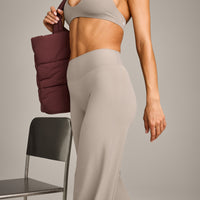 SoftMotion™ Straight Leg Bottoms with White Logo | Warm Sand
