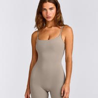 SoftMotion™ Strappy All in One with White Logo | Warm Sand