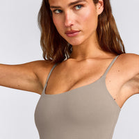 SoftMotion™ Strappy All in One with White Logo | Warm Sand