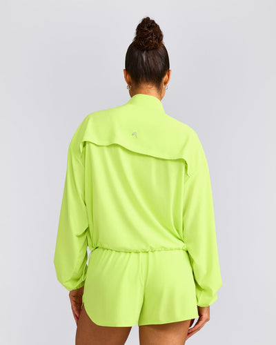AirMove™ Jacket with Reflective Logo | Citrus Green
