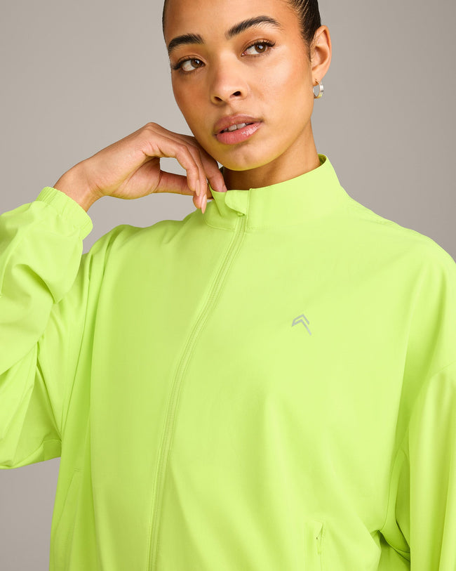 AirMove™ Jacket with Reflective Logo | Citrus Green