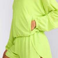 AirMove™ Jacket with Reflective Logo | Citrus Green