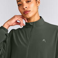 AirMove™ Jacket with Reflective Logo | Dark Khaki