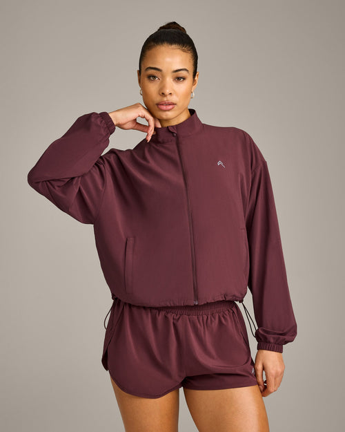 AirMove™ Jacket with Reflective Logo | Velvet Mocha