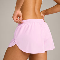 AirMove™ Lined Shorts 3" with Reflective Logo | Chalk Pink