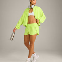 AirMove™ Lined Shorts 3" with Reflective Logo | Citrus Green