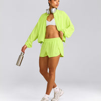 AirMove™ Lined Shorts 2" with Reflective Logo | Citrus Green