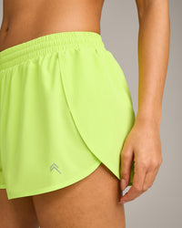 AirMove™ Lined Shorts 2" with Reflective Logo | Citrus Green