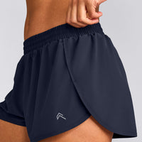 AirMove™ Lined Shorts 3" with Reflective Logo | True Blue