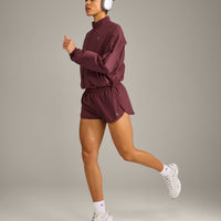 AirMove™ Lined Shorts 2" with Reflective Logo | Velvet Mocha