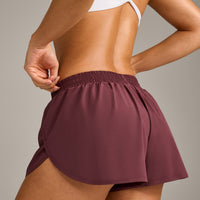 AirMove™ Lined Shorts 2" with Reflective Logo | Velvet Mocha