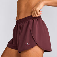 AirMove™ Lined Shorts 2" with Reflective Logo | Velvet Mocha