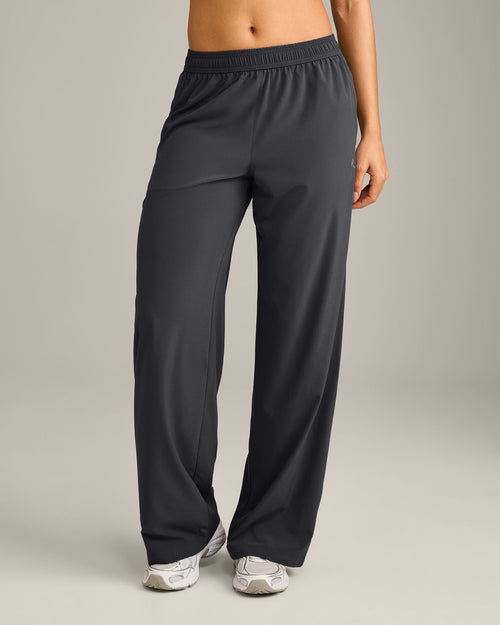 AirMove™ Straight Leg Pants with Reflective Logo | Coal