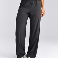 AirMove™ Straight Leg Pants with Reflective Logo | Coal
