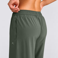 AirMove™ Straight Leg Pants with Reflective Logo | Dark Khaki