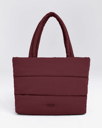 Quilted Tote Bag | Velvet Mocha