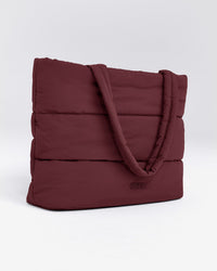 Quilted Tote Bag | Velvet Mocha