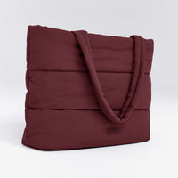 Quilted Tote Bag | Velvet Mocha