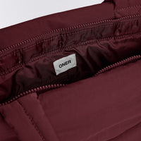 Quilted Tote Bag | Velvet Mocha