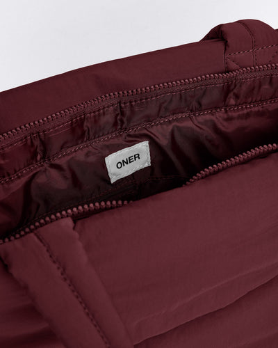 Quilted Tote Bag | Velvet Mocha