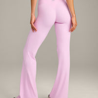 SoftMotion™ Flared Bottoms with Grey Logo | Chalk Pink