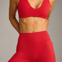 SoftMotion™ Flared Bottoms with Grey Logo | Fiery Red