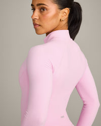 SoftMotion™ Mid Jacket with Grey Logo | Chalk Pink