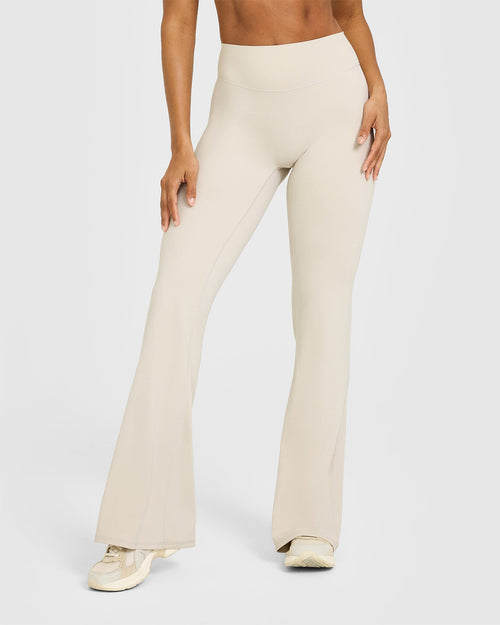 Oner Modal SoftMotion™ Flared Bottoms with White Logo | Sand