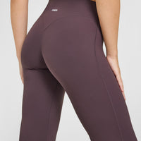 SoftMotion™ Flared Bottoms with White Logo | Dark Umber Brown