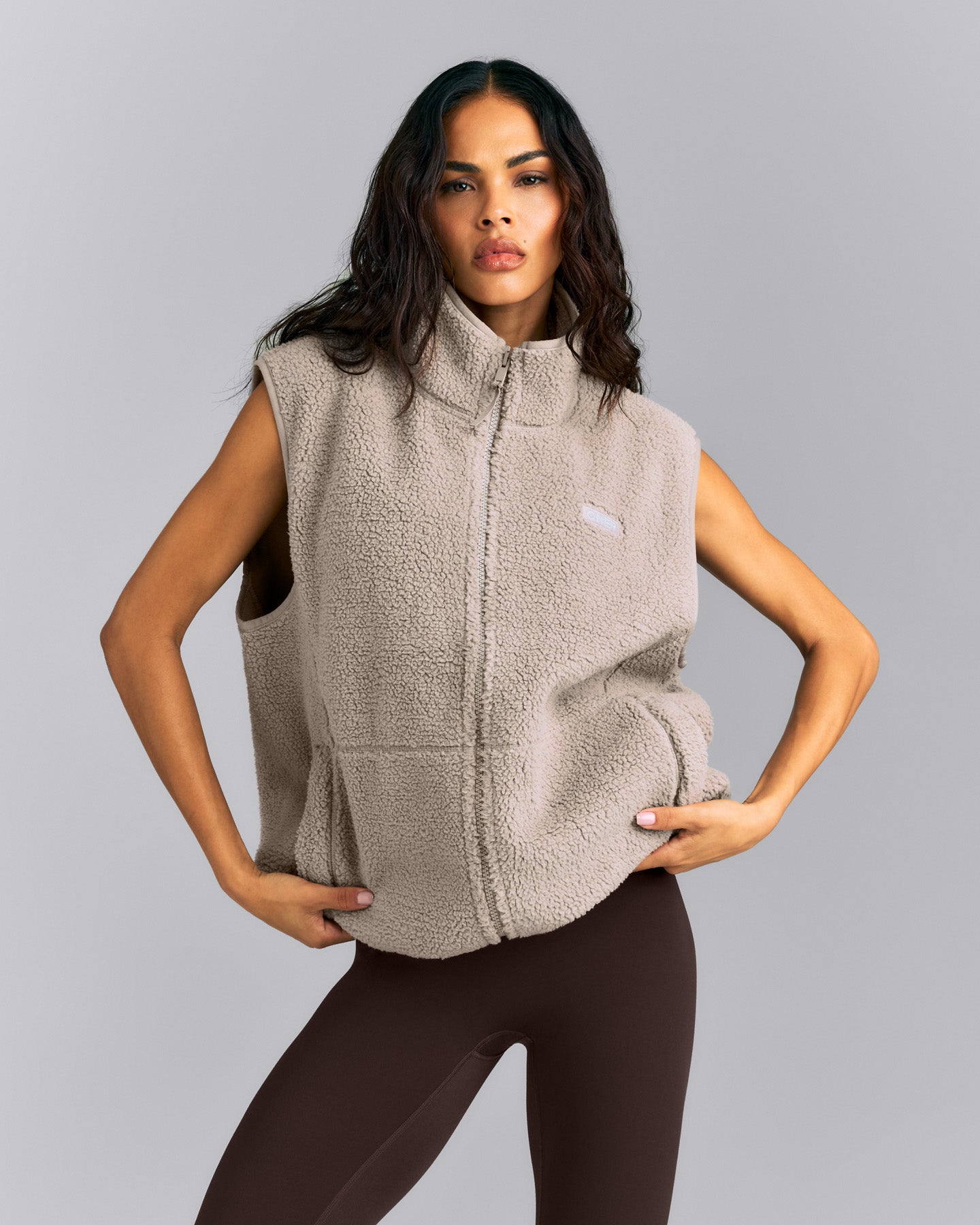Sherpa Vest | Warm Sand